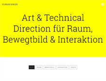 Tablet Screenshot of floriandobler.de